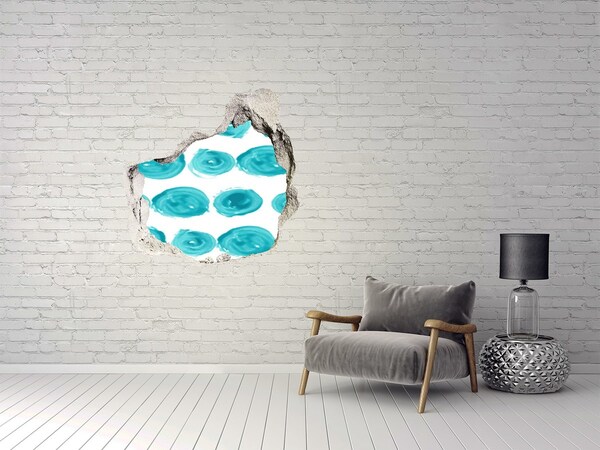 3D wall hole Turquoise Waters in the Hole