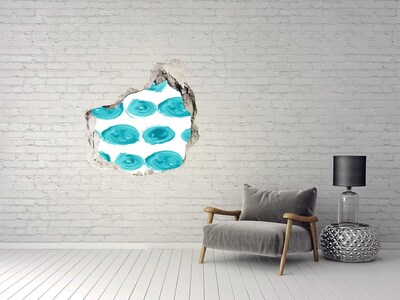 3D wall hole Turquoise Waters in the Hole