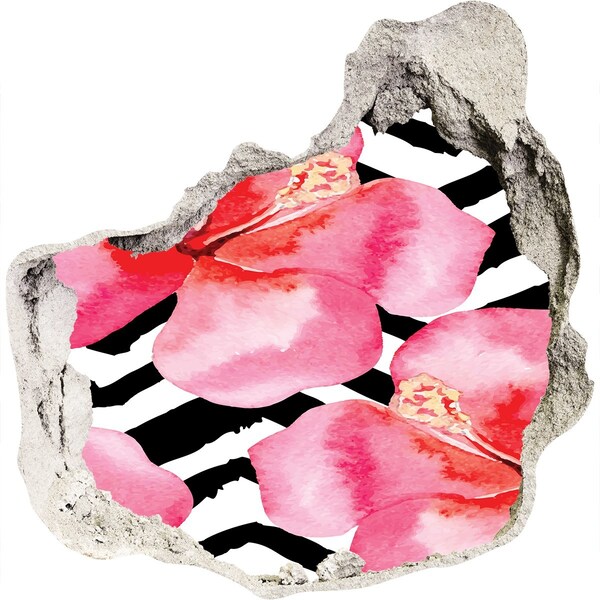 Hole in the wall decal Flower Hole in the Wall