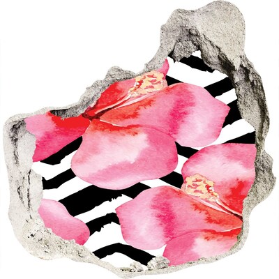 Hole in the wall decal Flower Hole in the Wall