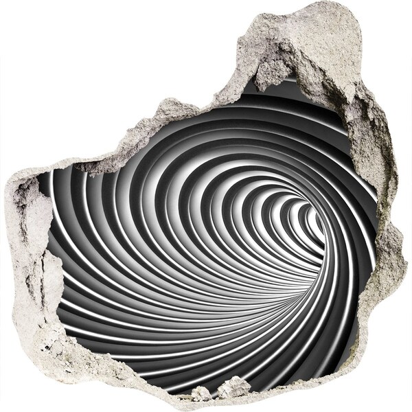 Hole in the wall decal Abstraction vortex