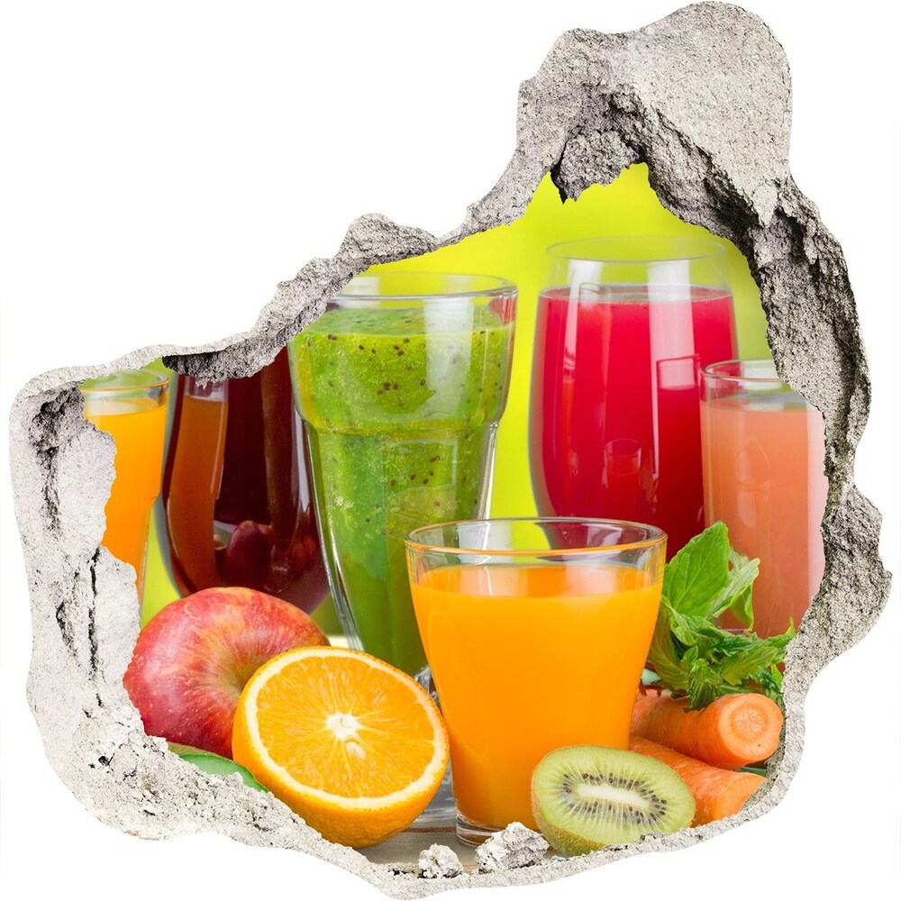 Hole wall sticker Fruit juices