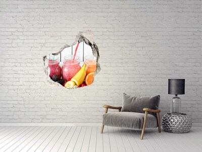 Hole wall sticker Fruit cocktails