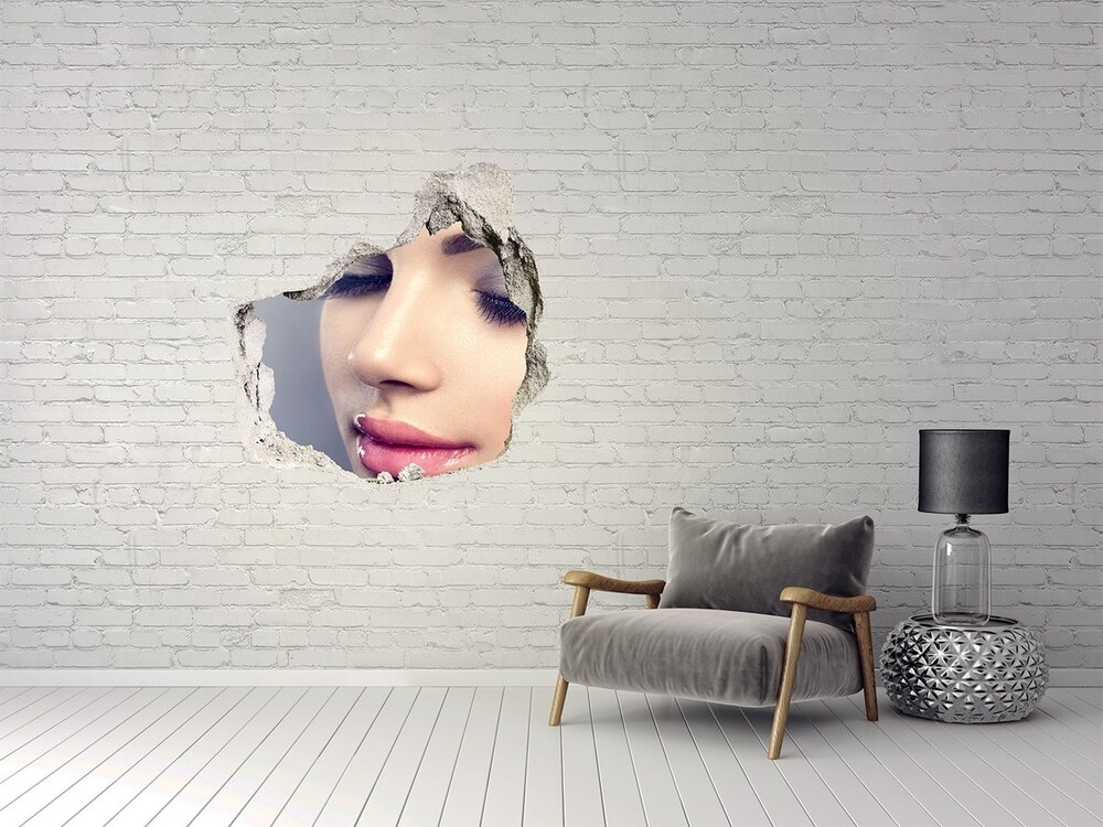 Hole wall sticker Perfect makeup