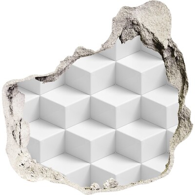 Hole wall sticker The illusion of three-dimensional space