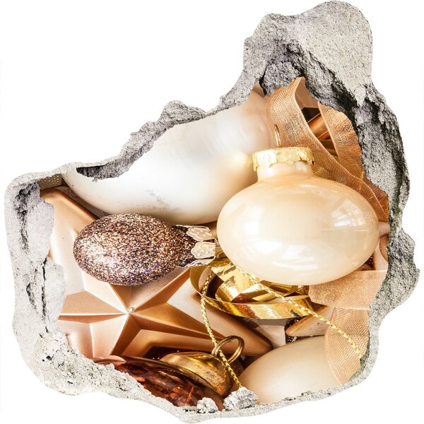 Hole wall sticker Hole in the Wall Christmas Decorations