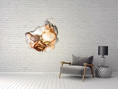 Hole wall sticker Hole in the Wall Christmas Decorations