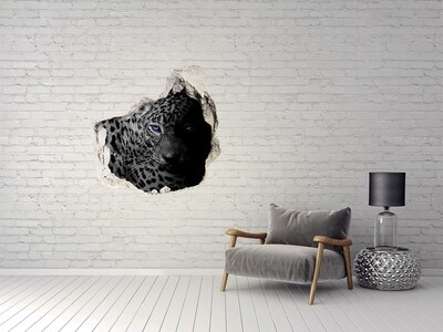 3D wall hole leopard