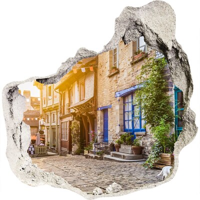 3D wall hole Charming street