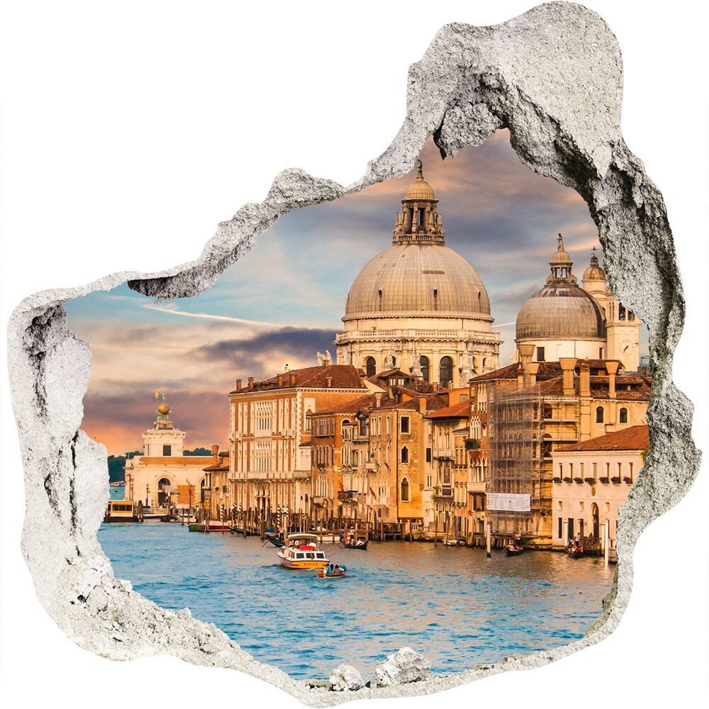 Hole wall sticker Venice Italy