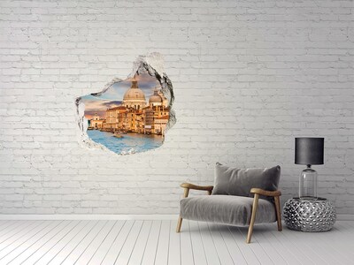 Hole wall sticker Venice Italy