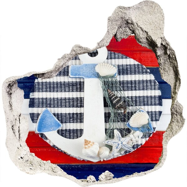 3D wall hole Sea adventure with shells