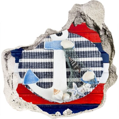 3D wall hole Sea adventure with shells