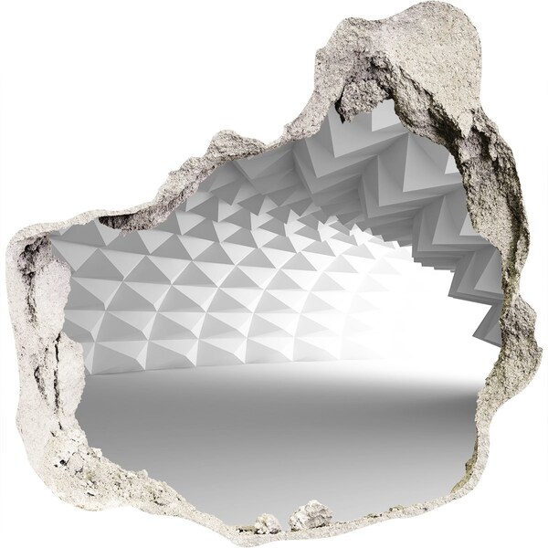 Hole wall sticker Tunnel abstraction