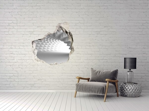 Hole wall sticker Modern 3D space