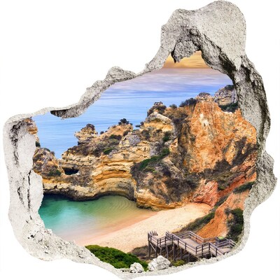Hole in the wall decal Paradise Bay