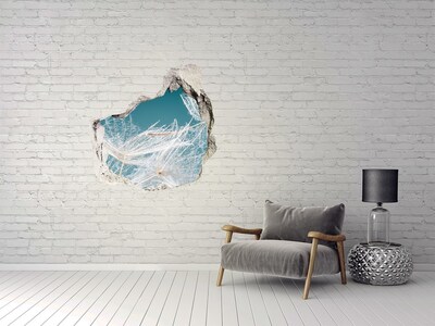 Hole in the wall sticker Dandelion seeds