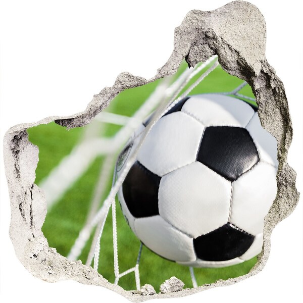 Hole in the wall decal Ball in the goal