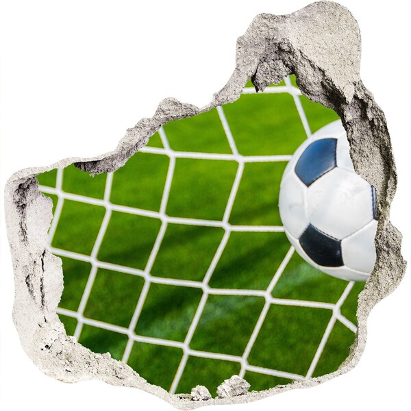 Hole in the wall decal A goal in football