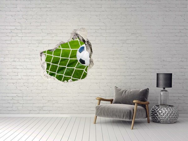 Hole in the wall decal A goal in football