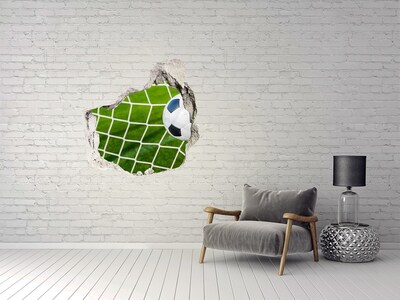 Hole in the wall decal Ball in the goal