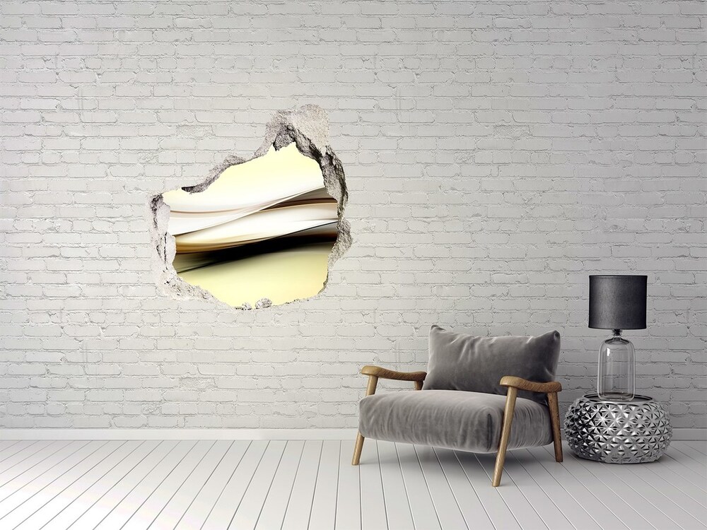 Hole wall sticker Abstract background