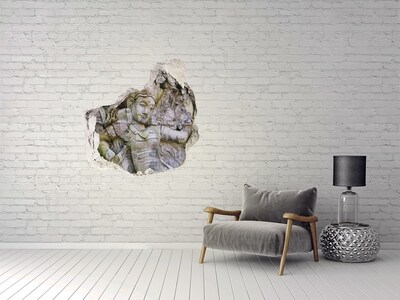 3D wall hole Stone sculpture