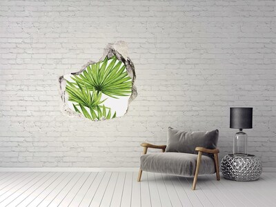 Hole in the wall sticker A tropical oasis in a hole in the wall