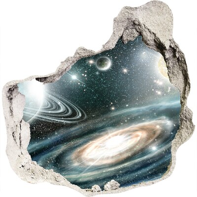 Hole wall sticker Cosmic Space