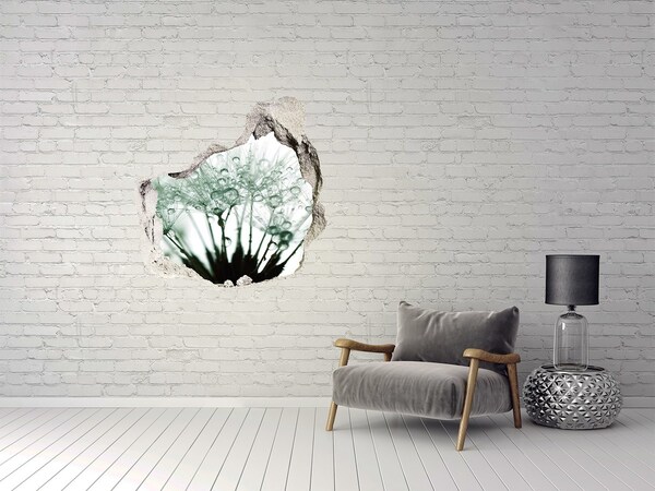 Hole wall sticker Brick wall