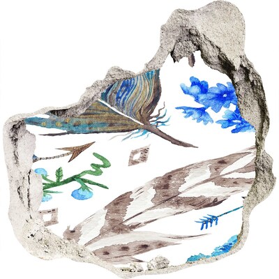 Hole in the wall sticker A mysterious oasis in the jungle