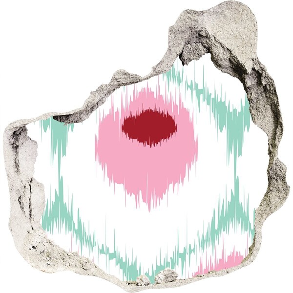 3D wall hole wallpaper Sound illusion in concrete