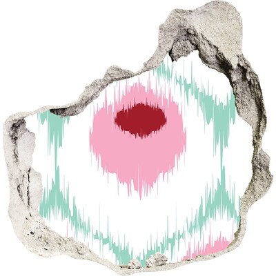 3D wall hole wallpaper Sound illusion in concrete