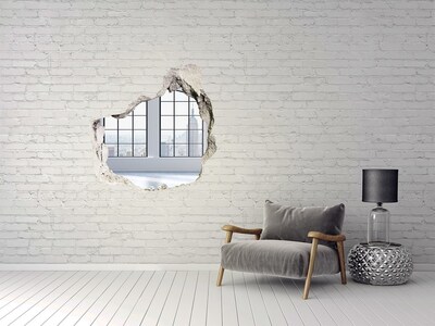 Hole in the wall sticker View of New York