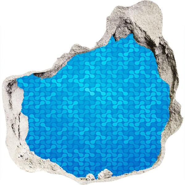 Hole in the wall decal Water Reflection