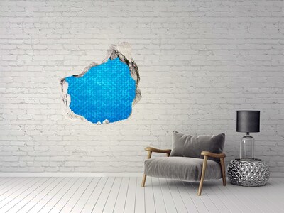 Hole in the wall decal Small cat