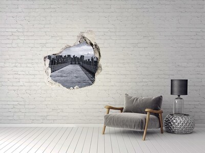 Hole wall sticker Orchid