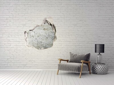 3D wall hole Geometric background