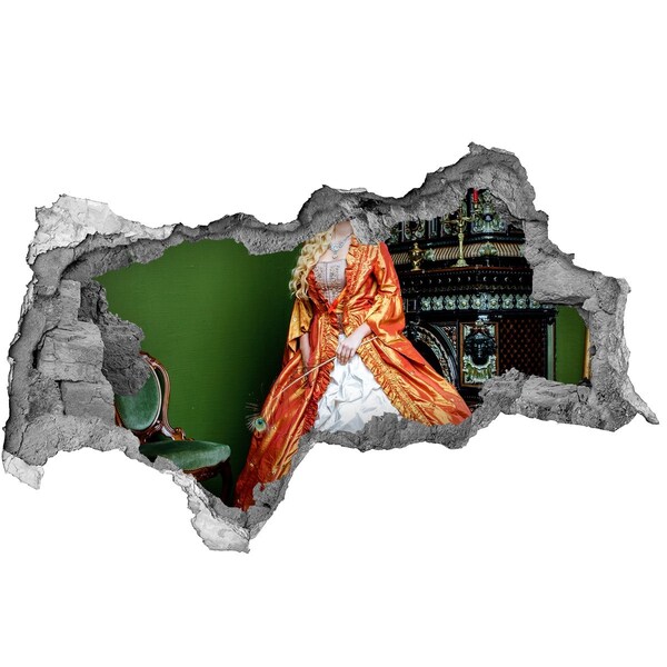 Hole wall sticker A royal ball in a historic interior