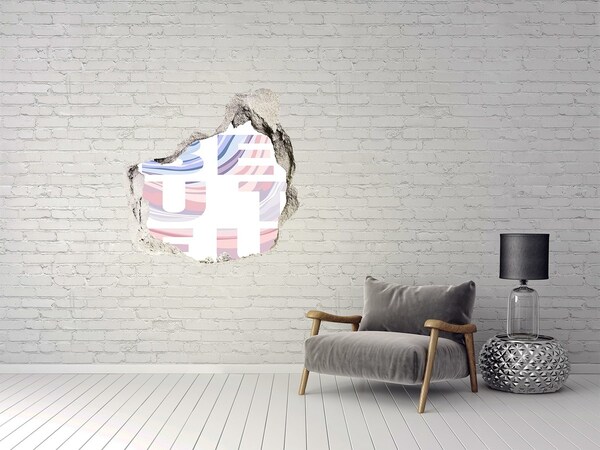 Hole wall sticker Graffiti-style interior