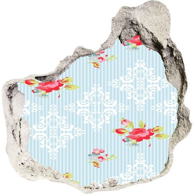 Hole wall sticker Mysterious forest