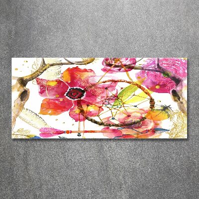 Wall art acrylic Floral pattern