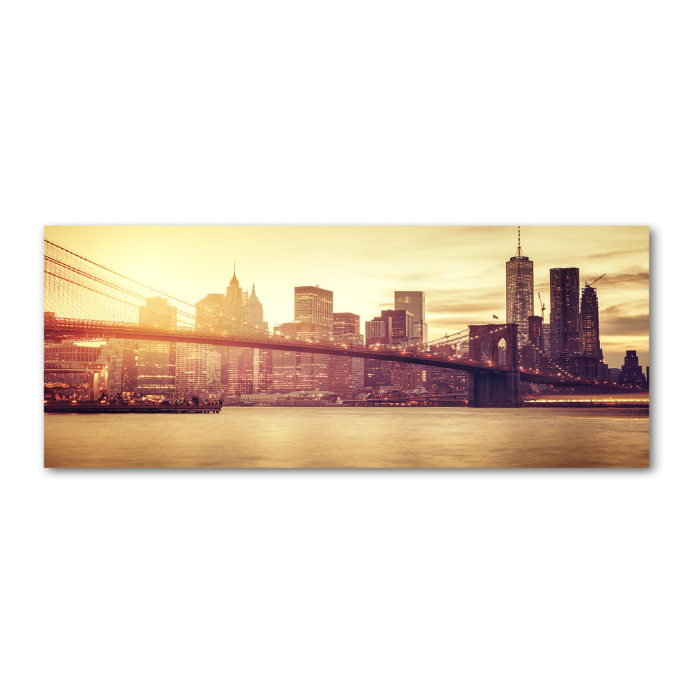 Glass acrylic wall art Manhattan New York