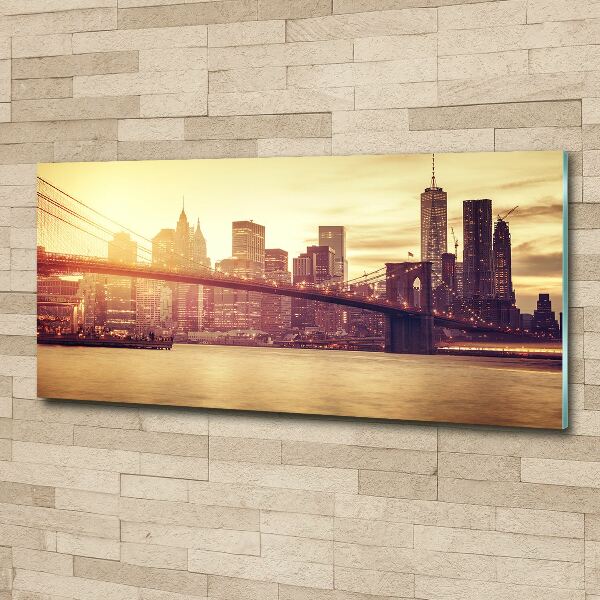 Glass acrylic wall art Manhattan New York