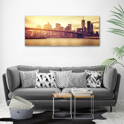 Glass acrylic wall art Manhattan New York