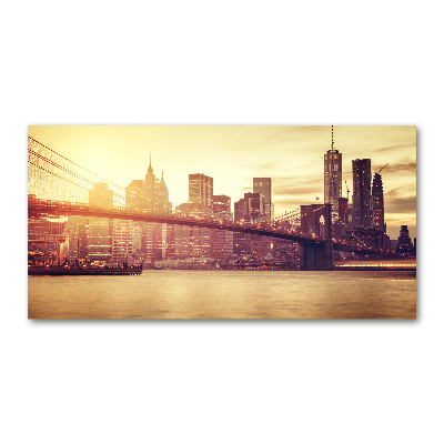 Glass acrylic wall art Manhattan New York