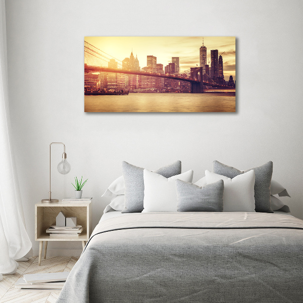 Glass acrylic wall art Manhattan New York