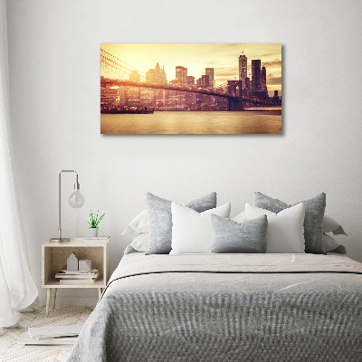 Glass acrylic wall art Manhattan New York