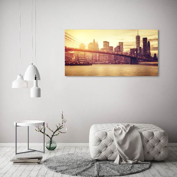 Glass acrylic wall art Manhattan New York