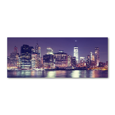 Acrylic wall picture New York at night